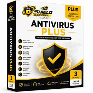 Shield SecureX Antivirus Plus (3 Devices / 1 Year)